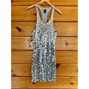 Sequin Racerback Stretchy Dress XS